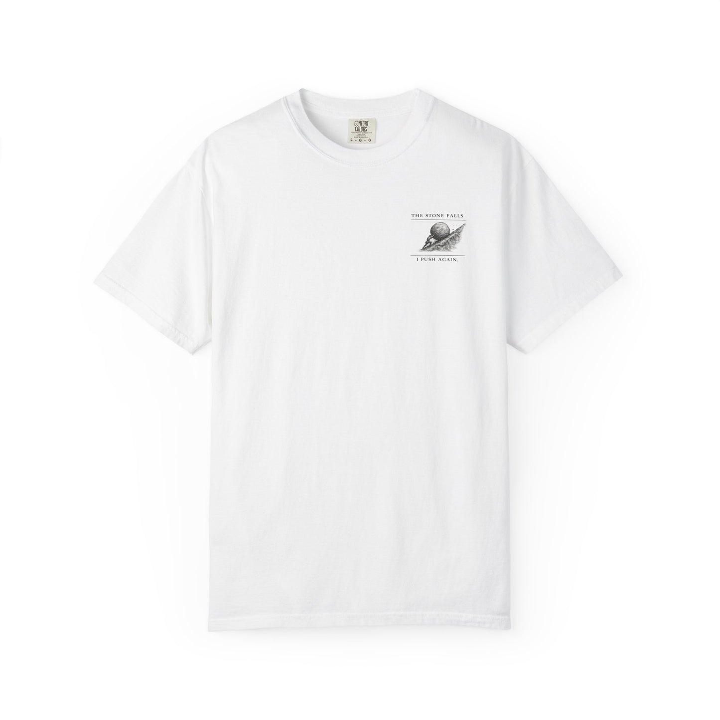 “Keep Pushing” — Sisyphus Philosophy Tee