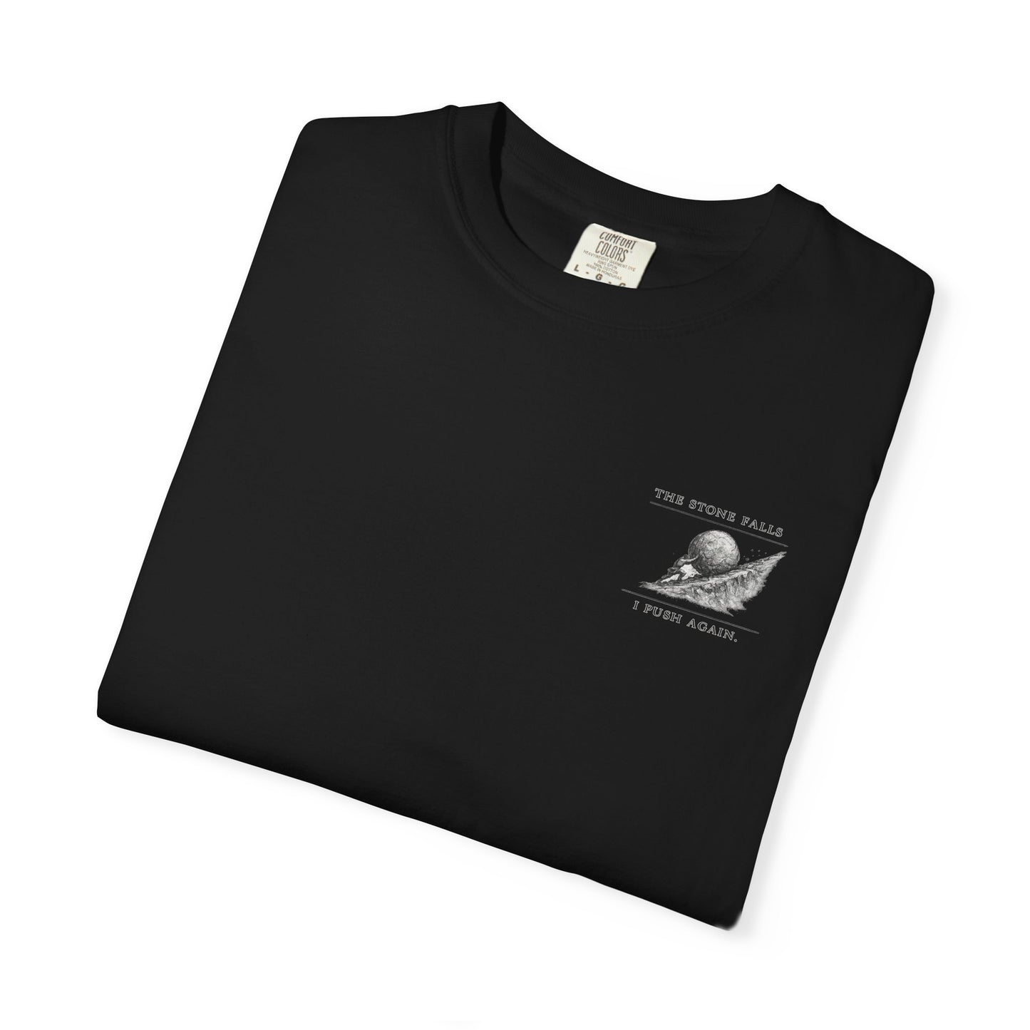 “Keep Pushing” — Sisyphus Philosophy Tee