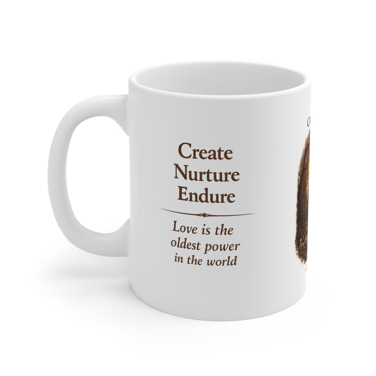 The CareGiver Archetype Mug — Create Nurture Endure