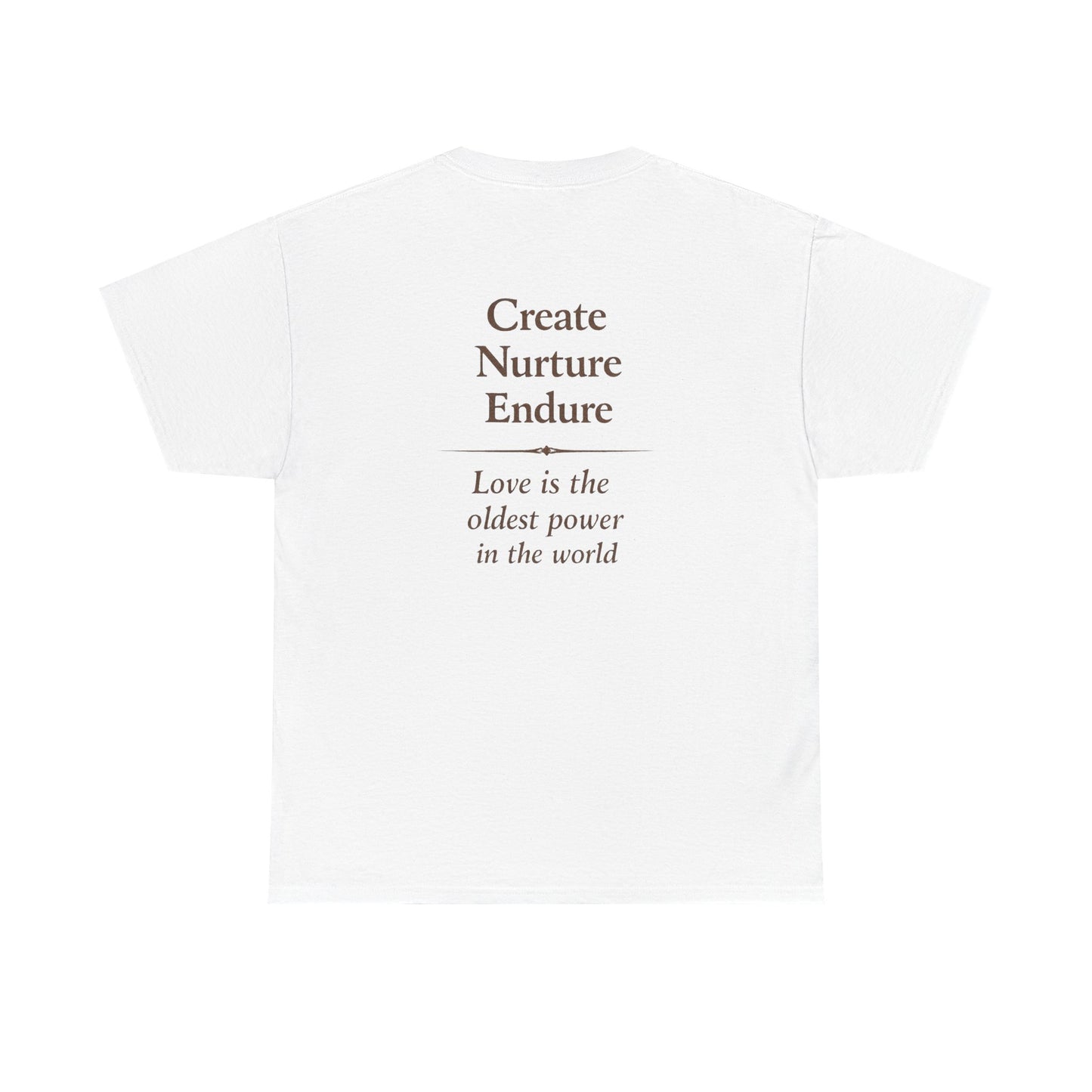 The CareGiver Archetype T-Shirt — Create Nurture Endure