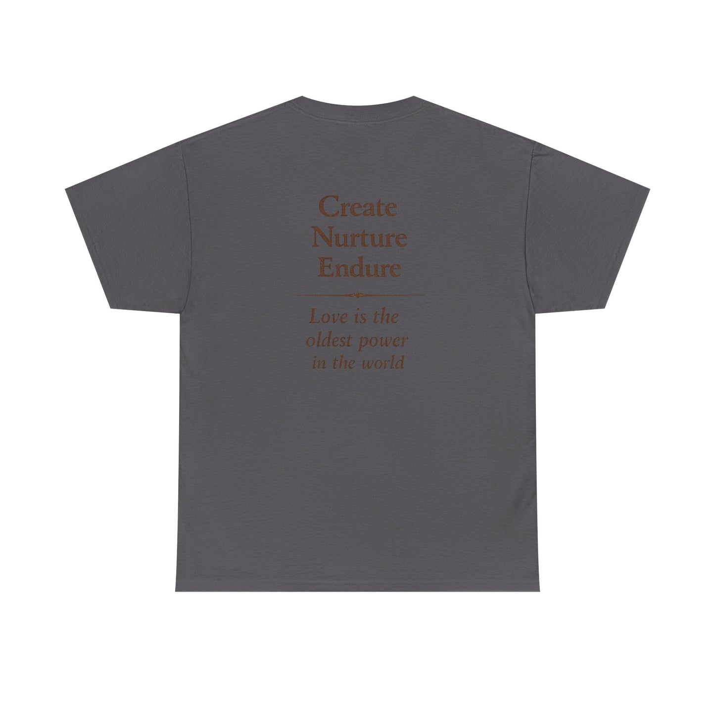 The CareGiver Archetype T-Shirt — Create Nurture Endure