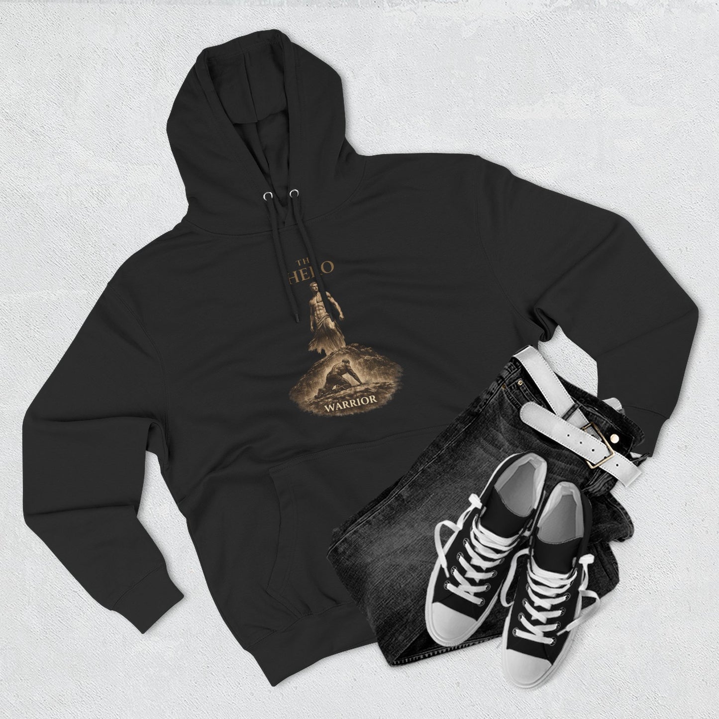 The Hero Archetype Hoodie — Strength Forged Through Struggle