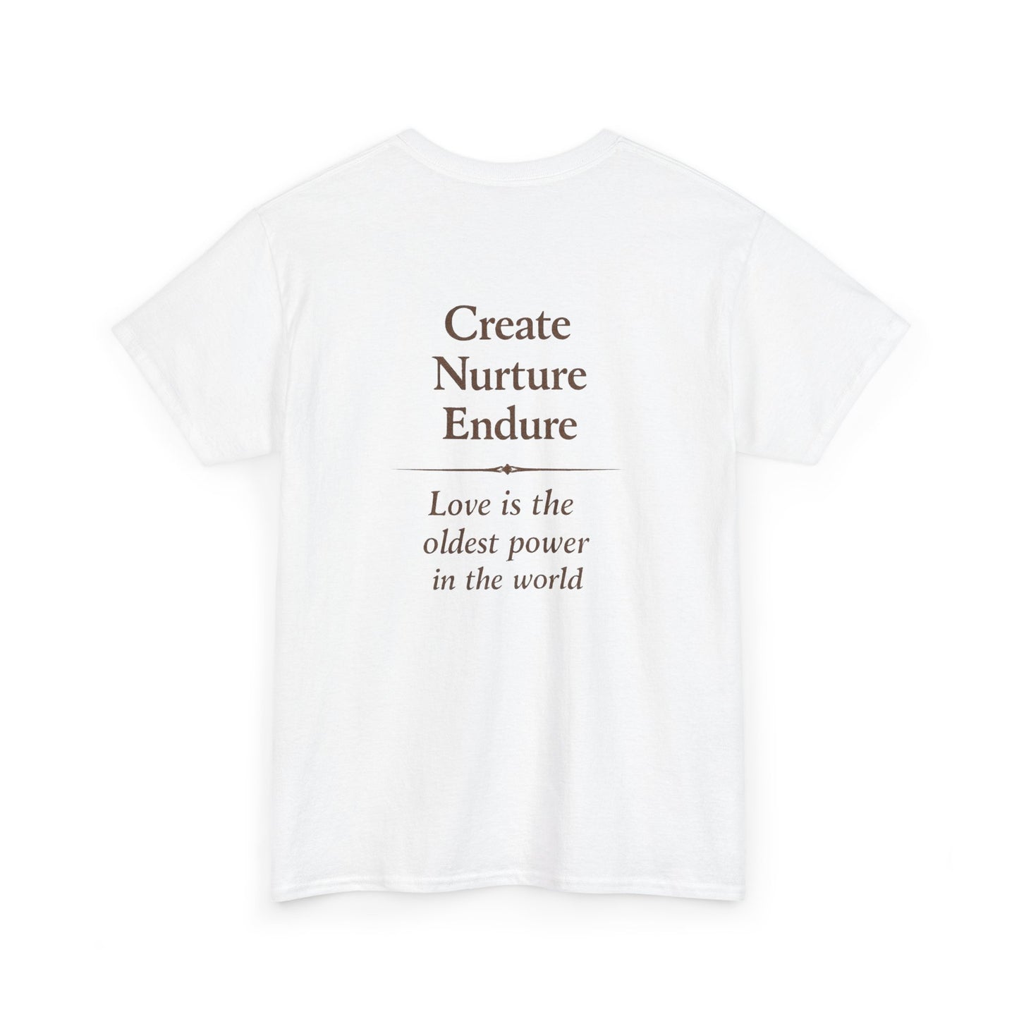 The CareGiver Archetype T-Shirt — Create Nurture Endure
