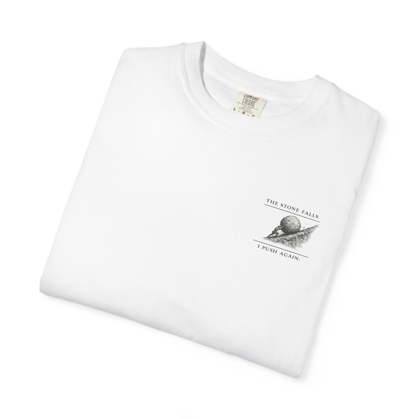 “Keep Pushing” — Sisyphus Philosophy Tee