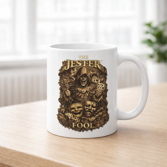 The Jester Archetype Mug — Don't Take it All Too Seriously Coffee Cup